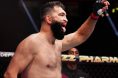 Andrei Arlovski enters the Octagon for his fight at UFC 303 in Las Vegas
