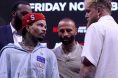Jake Paul and Gervonta Davis face off at a pre-fight press conference