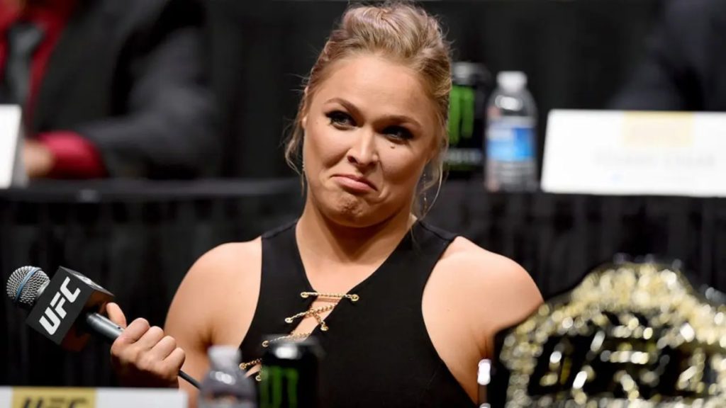 Ronda Rousey during UFC press conference