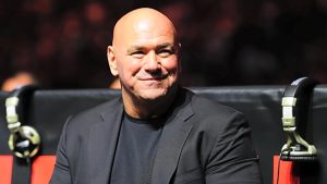 UFC CEO Dana White ringside