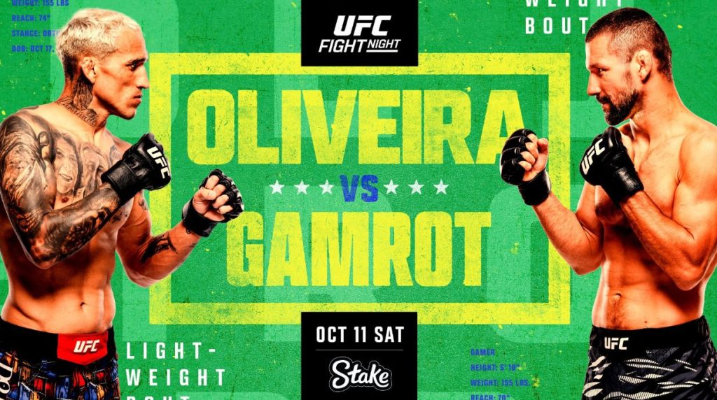 UFC Rio, Charles Oliveira, Results, UFC