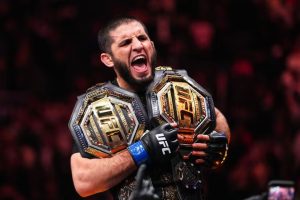 Islam Makhachev wins at UFC 322