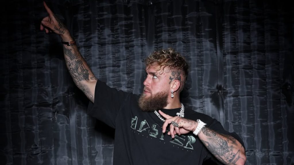 Jake Paul poses for Most Valuable Promotions