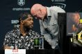 Jon Jones and Dana White speak during the UFC 285 pre-fight press conference