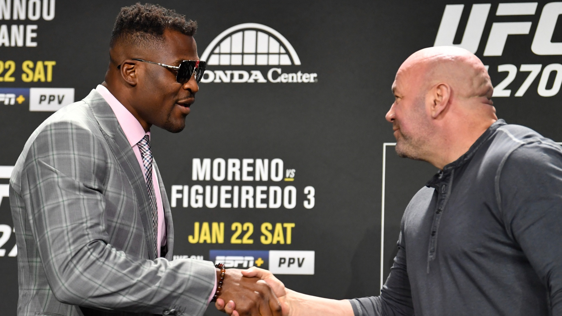 Dana White says he and Francis Ngannou nearly fought in UFC office at the height of bad blood