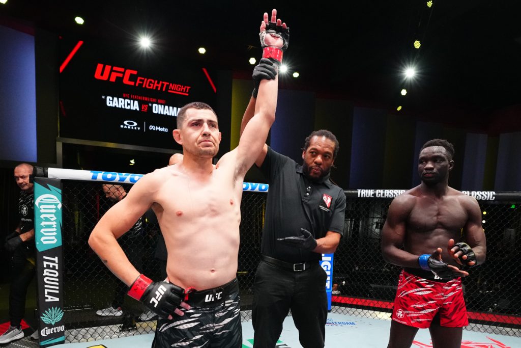 Steve Garcia defeats David Onama at UFC Vegas 110