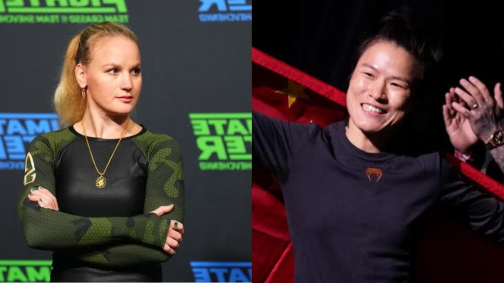 Valentina Shevchenko and Zhang Weili