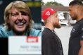 Paddy Pimblett appears at a press conference, opposite Jake Paul and Anthony Joshua facing off