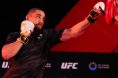 Robert Whittaker hits mitts at UFC practice