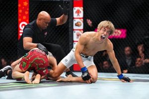 Tatsuro Taira defeats Brandon Moreno at UFC 323