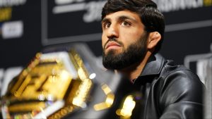 Arman Tsarukyan appears at the UFC 311 press conference