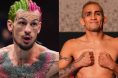 Sean O'Malley fights at UFC 324, opposite Tony Ferguson posing on the scale