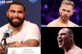 Gable Steveson, Stipe Miocic, and Cain Velasquez