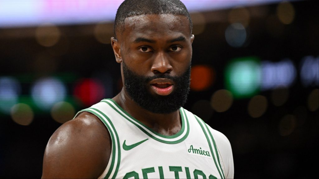Jaylen Brown in an NBA game