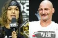 Amanda Nunes and Sean Strickland