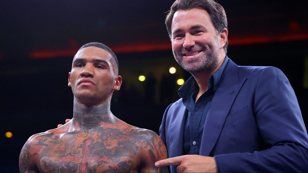Eddie Hearn and Conor Benn