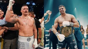 Oleksandr Usyk and Rico Verhoeven