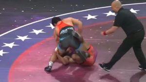 Arman Tsarukyan and Georgio Poullas brawl