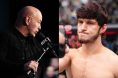 Dana White and Movsar Evloev