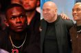 Israel Adesanya, Dana White and Conor Benn