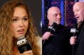 Ronda Rousey, Dana White and Joe Rogan