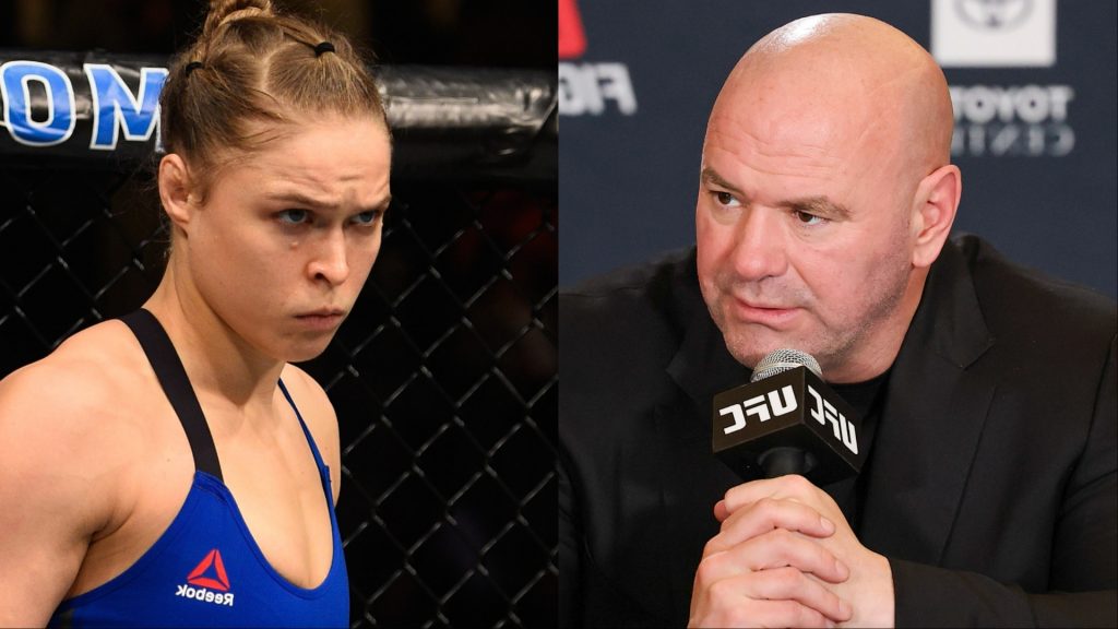 Ronda Rousey and Dana White