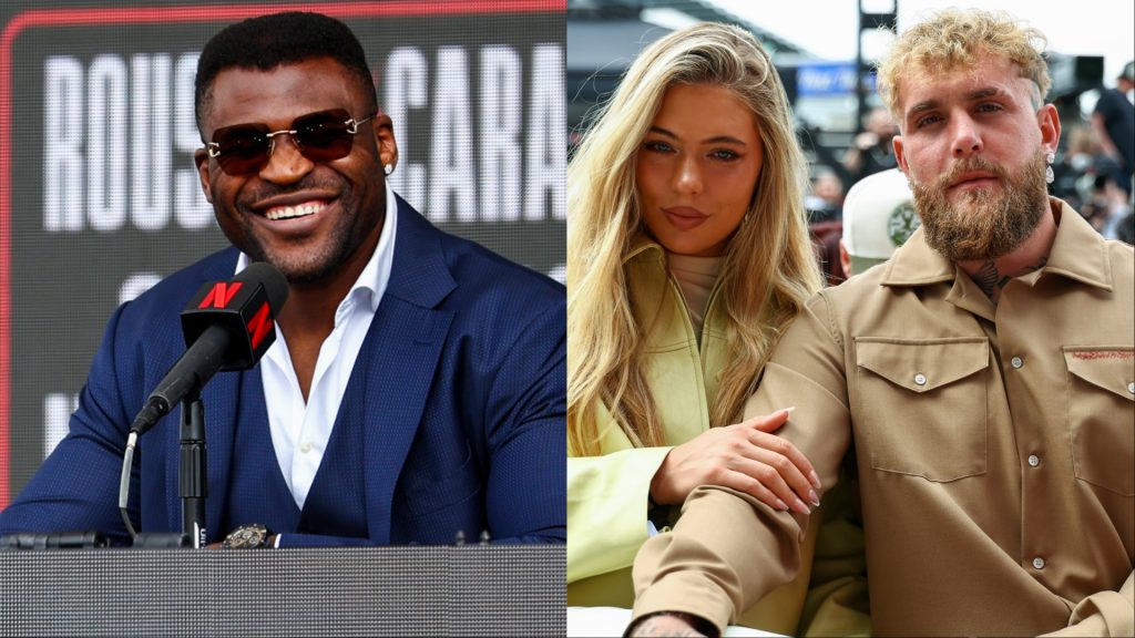 Francis Ngannou and Jake Paul