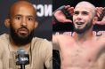 Demetrious Johnson and Muhammad Mokaev