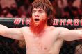 Shara 'Bullet' Magomedov enters the Octagon for his fight at UFC Abu Dhabi