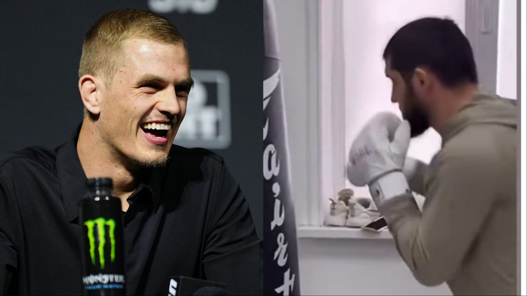 Ian Machado Garry and Islam Makhachev