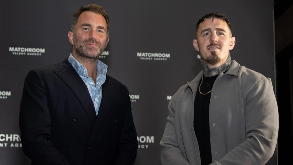 Eddie Hearn and Tom Aspinall