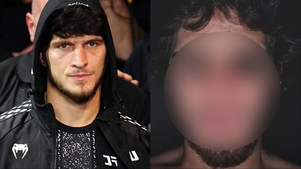 Movsar Evloev before and during UFC London
