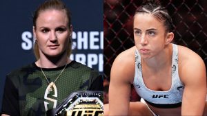 Valentina Shevchenko and Maycee Barber