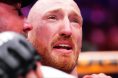 Joe Pyfer embraces his coach following a win at UFC Seattle
