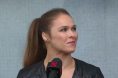 Ronda Rousey during Gina Carano fight press conference