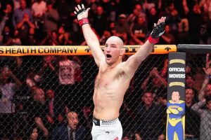 Sean Strickland victory pose
