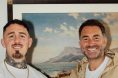 Tom Aspinall and Eddie Hearn