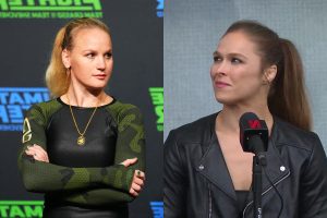 Valentina Shevchenko and Ronda Rousey