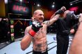 Cub Swanson celebrates win at UFC Apex