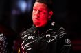 Nate Diaz cornering a teammate at a UFC event