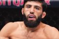 Arman Tsarukyan enters the Octagon for his fight at UFC Qatar