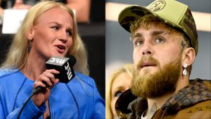 Valentina Shevchenko and Jake Paul