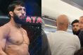 Arman Tsarukyan enters the Octagon at UFC Qatar