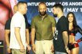 Nate Diaz and Mike Perry face off