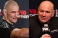 Sean Strickland and Dana White