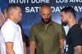 Nate Diaz and Mike Perry staredown