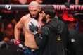 Arman Tsarukyan in Khamzat Chimaev's corner for UFC 328