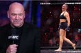 Dana White and Ronda Rousey