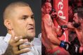 Dustin Poirier reacts to Nate Diaz's TKO loss to Mike Perry