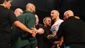 Khamzat Chimaev and Sean Strickland separated prior to UFC 328